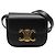 Céline Borsa a tracolla Celine Triomphe Mini Claude in pelle nera Nero