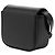 Céline Borsa a tracolla Celine Triomphe Mini Claude in pelle nera Nero - vista 2