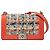 Borsa a Spalla Chanel Boy Chain Multicolore Arancione