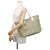 Neverfull Borsa Tote Louis Vuitton Monogram Empreinte Beige Cachi - vista 4