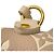 Neverfull Borsa Tote Louis Vuitton Monogram Empreinte Beige Cachi - vista 9