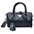 Saffiano Mini borsa a mano con placca logo Triangle Prada Blu navy  - vista 1