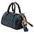 Saffiano Mini borsa a mano con placca logo Triangle Prada Blu navy  - vista 2