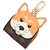 Charm per borsa Louis Vuitton Monogram Dog Marrone Bianco Multicolore