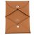 Tarjetero Calvi Duo Gold Epsom Hermès Castaño - vista 4
