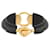 Bracciale charm in pelle Swift nera Hermès Nero  - vista 3