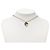 Collana con pendente a catena Heart Coco Mark Chanel Argento - vista 4