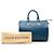 Borsa Louis Vuitton Epi Speedy 25 Blu - vista 7