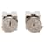 Hermès Pendientes de botón Cage d'H H-Cube Hermes Plata  - vista 2