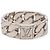 Louis Vuitton Mosaic Chain Ring in Silver Metal Silvery