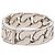 Louis Vuitton Mosaic Chain Ring in Silver Metal Silvery - view 2