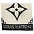 Sciarpa Louis Vuitton Monogram Bandeau Croision Nero Beige - vista 6