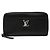 Cartera larga Louis Vuitton Zippy Lockme Round Zipper Negro