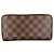 Louis Vuitton Zippy Wallet aus braunem Damier Canvas - Ansicht 2