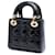 Lady Dior mini in vernice nero cannage - vista 2