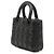 Dior Nero Small Ultra Matte Pelle di vitello Cannage My ABCDior Lady Dior - vista 2
