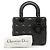 Dior Nero Small Ultra Matte Pelle di vitello Cannage My ABCDior Lady Dior - vista 8