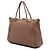 Bamboo Borsa Tote Convertible Bella in pelle di vitello marrone Gucci Marrone chiaro - vista 2