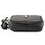 Borsa Camera Bag Lou Monogram Baby Matelasse Grain De Poudre nero Saint Laurent - vista 3