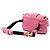 Borsa Baguette convertibile Fendi rosa in spugna goffrata FF 1974 - vista 2