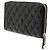 Chanel Long Wallet Black Bicolor aus gestepptem Lammleder mit Kunstperlenband - Ansicht 2