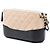 Pochette Gabrielle bicolore beige en cuir de veau vieilli avec double fermeture éclair et chaîne Chanel - vue 2