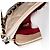 Pochette Gabrielle bicolore beige en cuir de veau vieilli avec double fermeture éclair et chaîne Chanel - vue 6