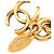 Cintura Chanel Gold CC placcata oro con medaglione sole e tripla catena D'oro - vista 4