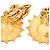 Cintura Chanel Gold CC placcata oro con medaglione sole e tripla catena D'oro - vista 6