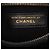 Chanel Black CC Quilted Velour Half Moon Chain Crossbody Nero - vista 5