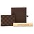 Cartera Slender Louis Vuitton Marrón Damier Ebene Castaño - vista 8
