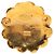 Spilla moneta a fiore Chanel Gold CC placcata oro D'oro - vista 3