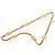 Chanel Gold CC Gold Plated Crown Medallion Station Necklace Golden