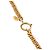 Chanel Gold CC Gold Plated Crown Medallion Station Necklace Golden - view 3