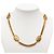 Chanel Gold CC Gold Plated Crown Medallion Station Necklace Golden - view 5