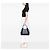 Balenciaga Canvas gestreifter Cabas Navy Blau S - Ansicht 6