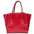 Prada Red Small Glace Calf Twin Pocket Satchel Rot
