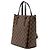 Louis Vuitton Marrone Damier Ebene Belmont PM - vista 2