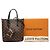 Louis Vuitton Marrone Damier Ebene Belmont PM - vista 8