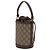 Borsa a secchiello Gucci Beige Mini GG Supreme Ophidia - vista 2