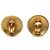 Orecchini Chanel Gold Gold Plated Coco Round Clip On D'oro - vista 2