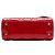 Lady Dior mini in vernice rosso cannage - vista 3