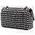 Chanel Black Medium Classic Tweed e Ribbon Logo Double Flap Nero - vista 2