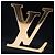 Louis Vuitton Black Louise Chain GM Nero - vista 5