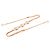 Collana choker Chanel Gold CC in pelle intrecciata placcata oro