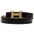 Cintura reversibile Hermès Constance H in Epsom nero e Box Calf