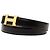 Cintura reversibile Hermès Constance H in Epsom nero e Box Calf - vista 2