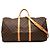 Louis Vuitton Marrone Monogram Keepall Bandouliere 60