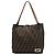 Tote em canvas Zucca marrom Fendi