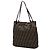 Tote em canvas Zucca marrom Fendi - vista 2